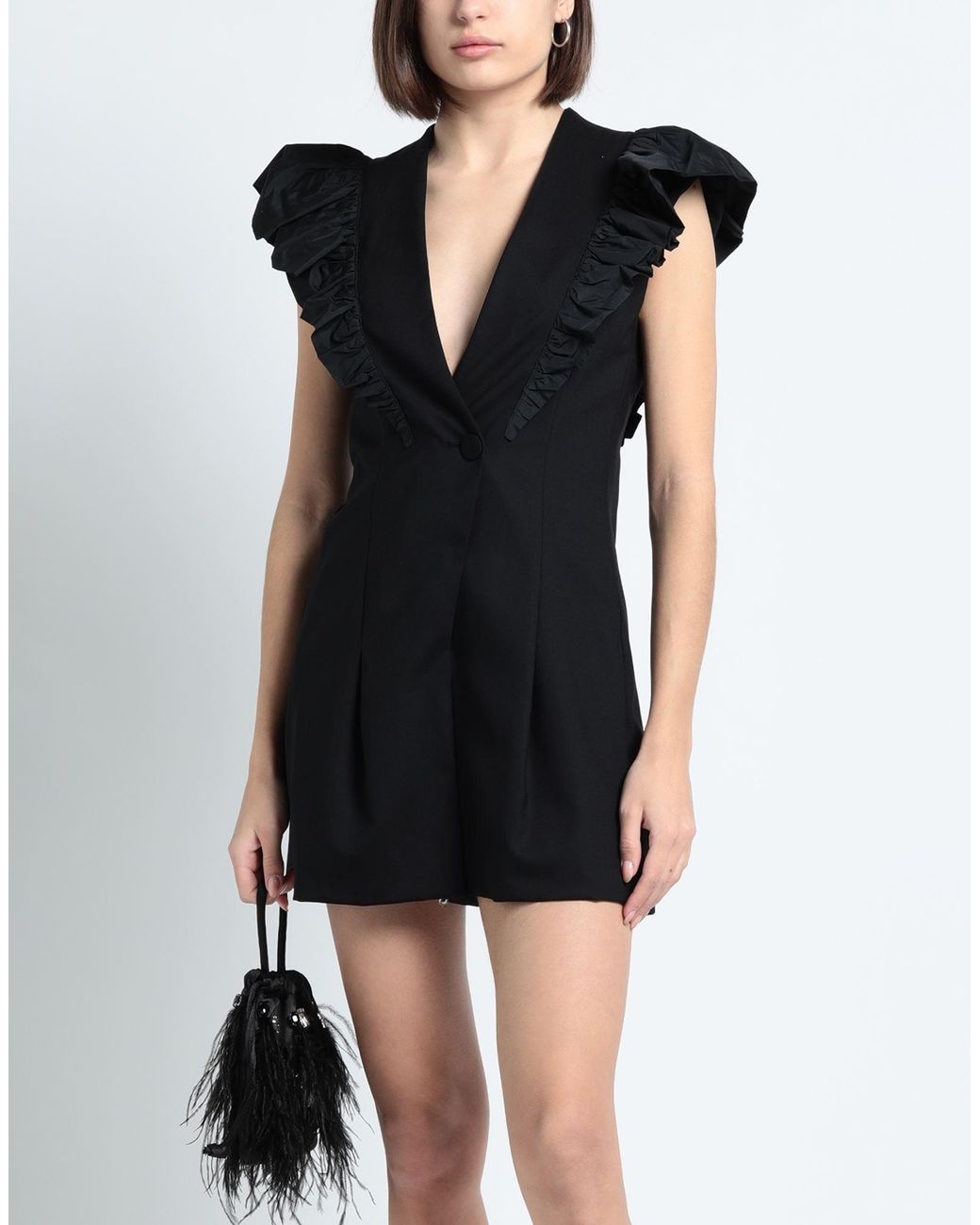 Philosophy Di Lorenzo Serafini Black Jumpsuit