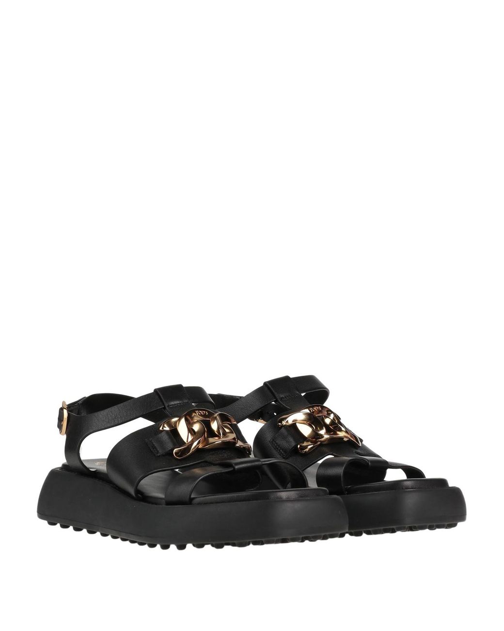 Tod's Black Sandale