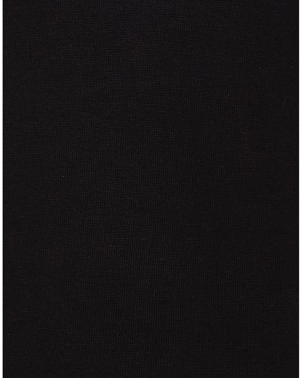 Sseinse Black Turtleneck Cotton, Polyester for men