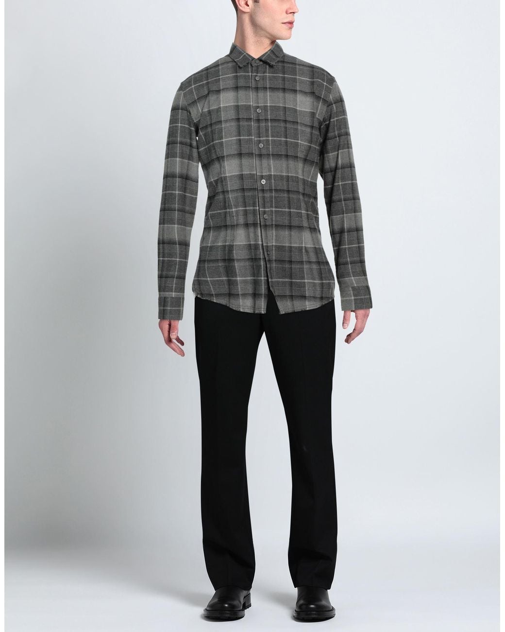 Daniele Alessandrini Gray Shirt for men
