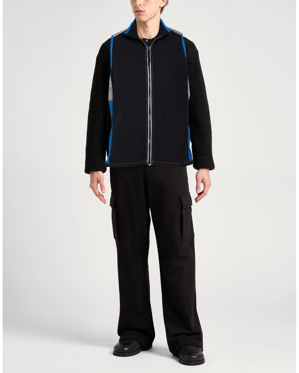 Timberland Blue Jacket Polyamide, Cotton for men