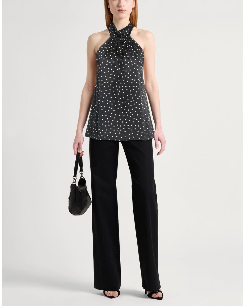 Pinko Black Top Polyester, Elastane