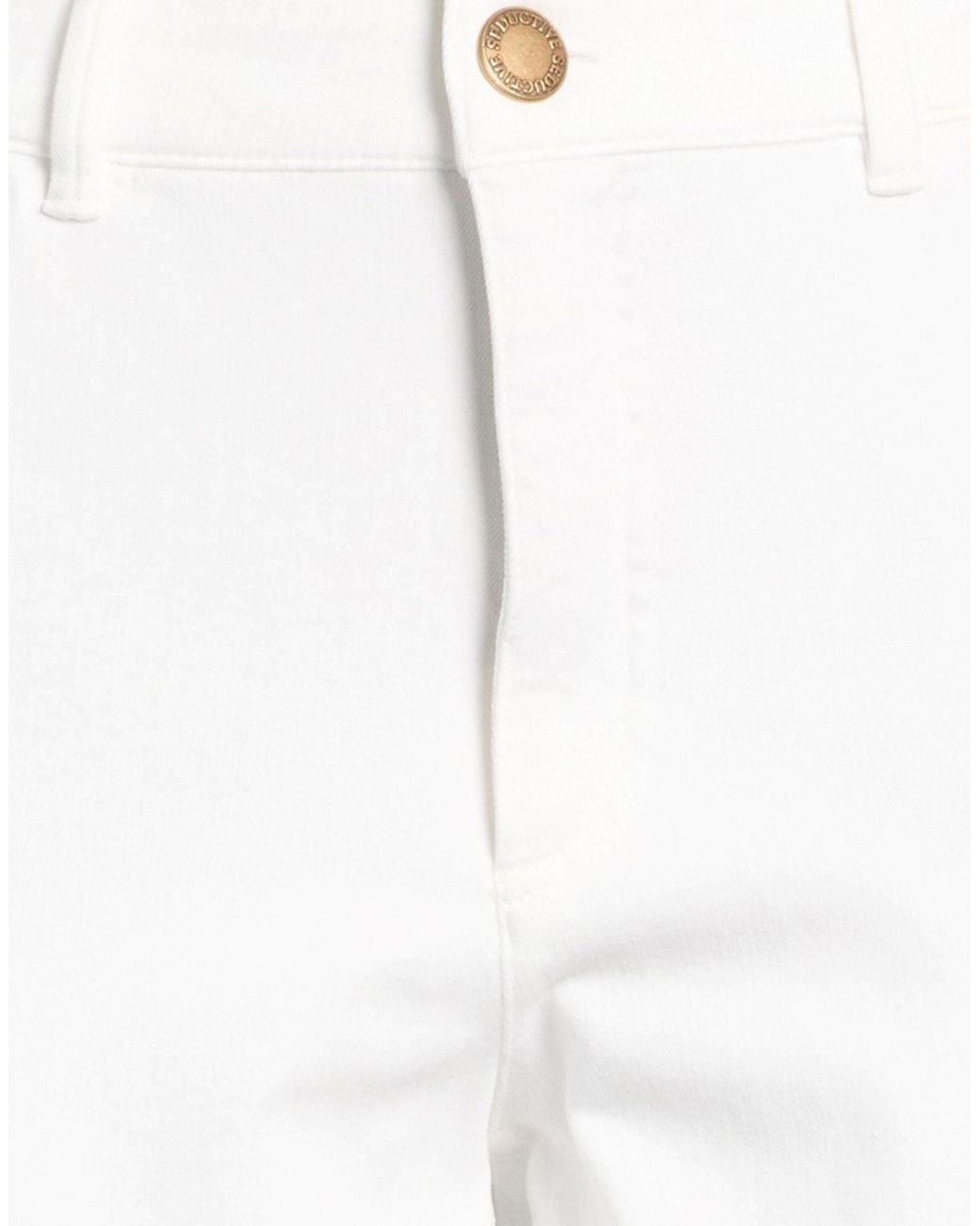 Seductive White Jeans Cotton, Lyocell, Elastomultiester, Elastane