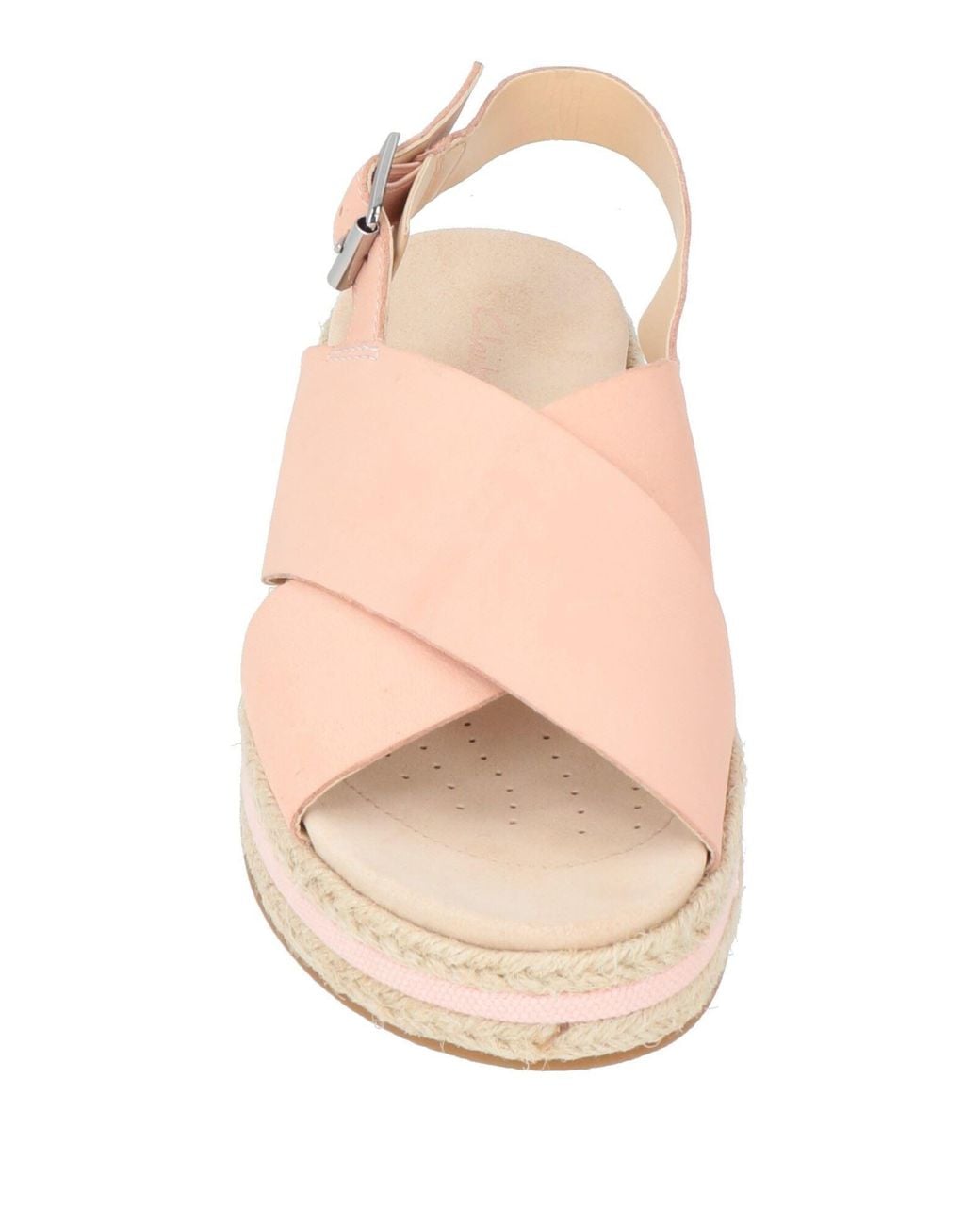 Clarks Pink Light Espadrilles Leather