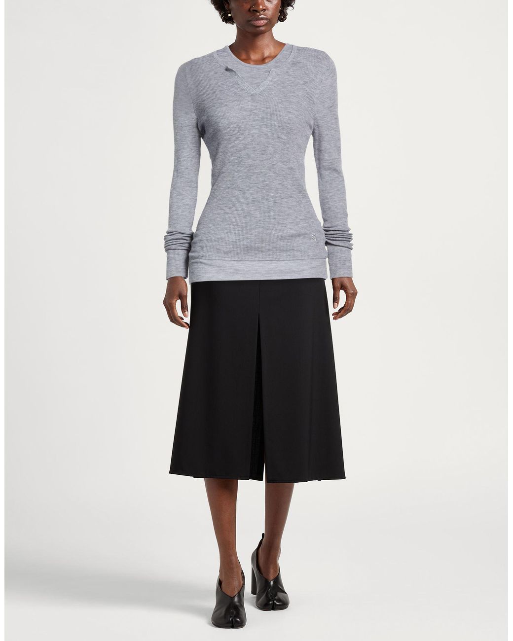 Sandro Gray Sweaters
