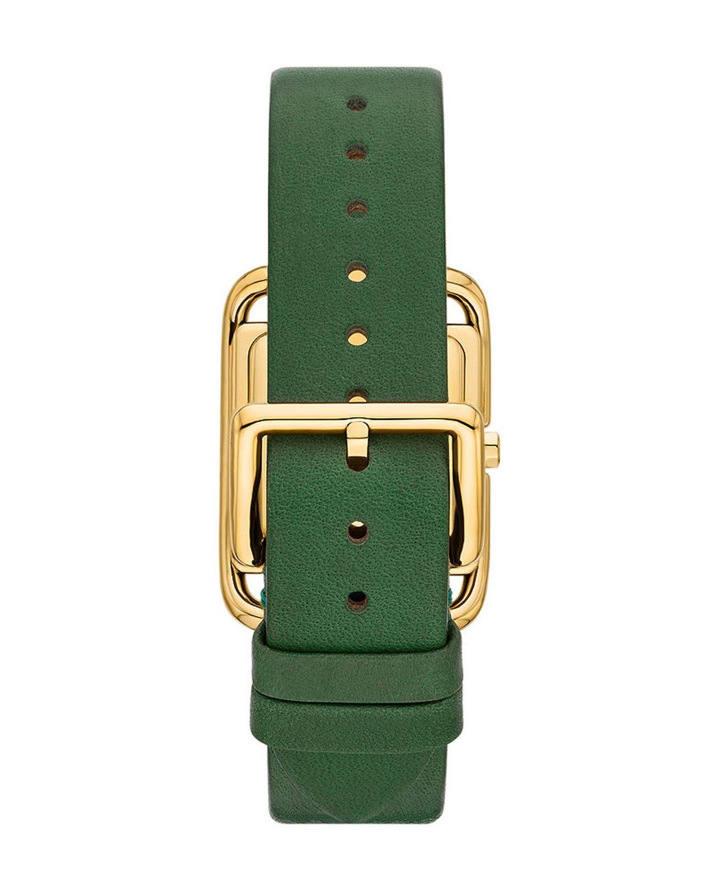 Tory Burch Miller Goldtone Stainless Steel & Leather Strap  display picture 1
