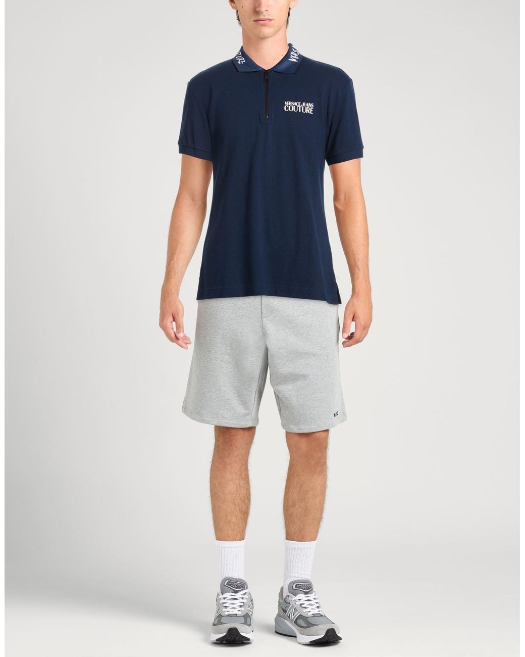 Versace Jeans Couture Blue Polo Shirt for men