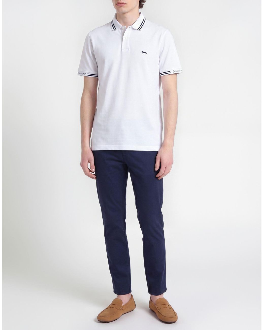 Harmont & Blaine White Polo Shirt for men