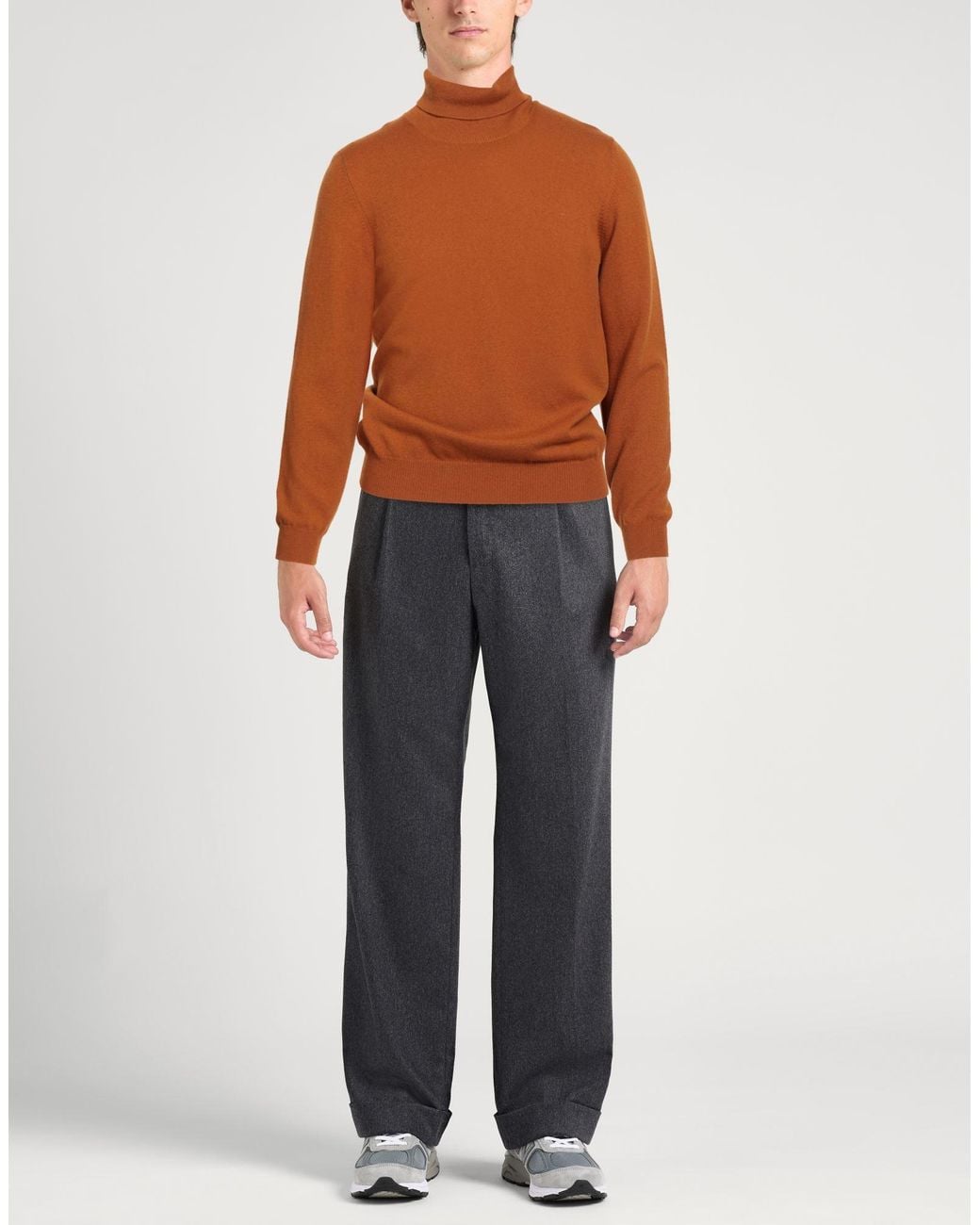 Gran Sasso Brown Turtleneck for men