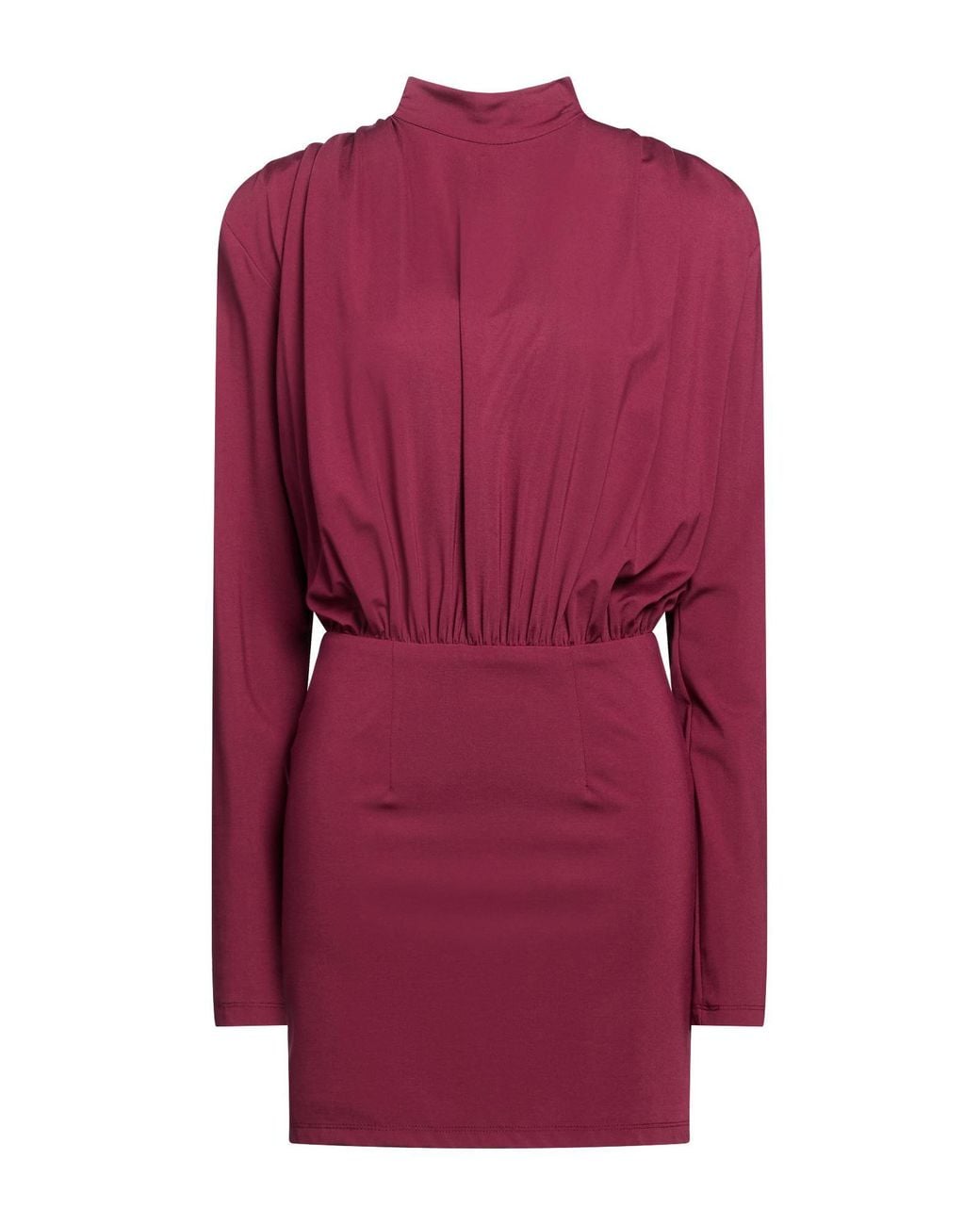 ACTUALEE Purple Mini Dress