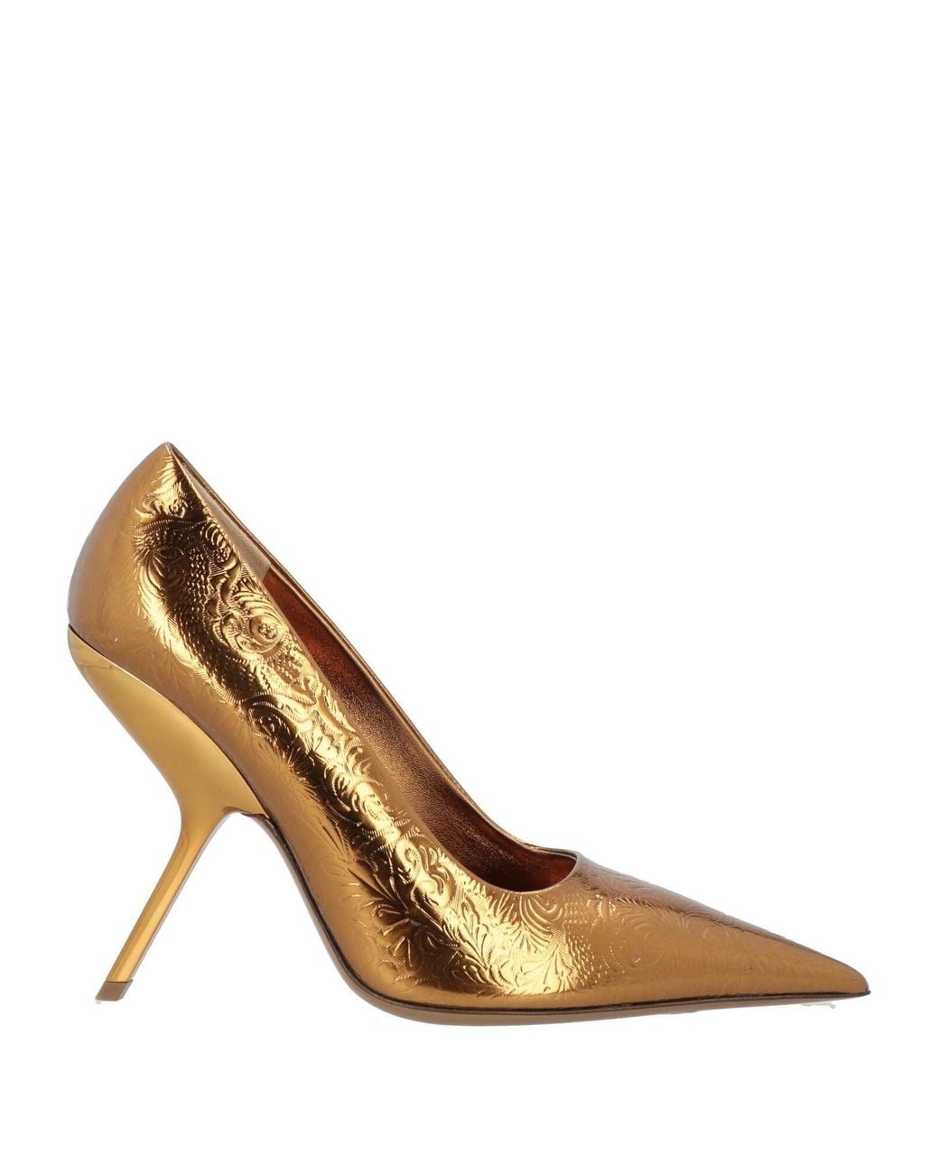 Ferragamo Metallic Pumps Leather