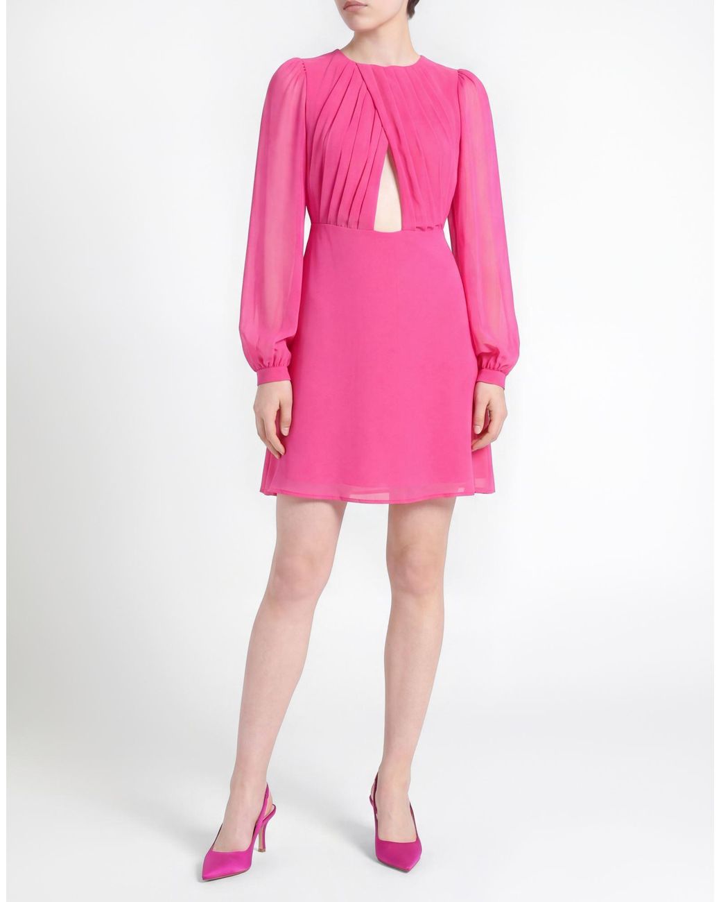 Rebel Queen Pink Mini Dress Polyester