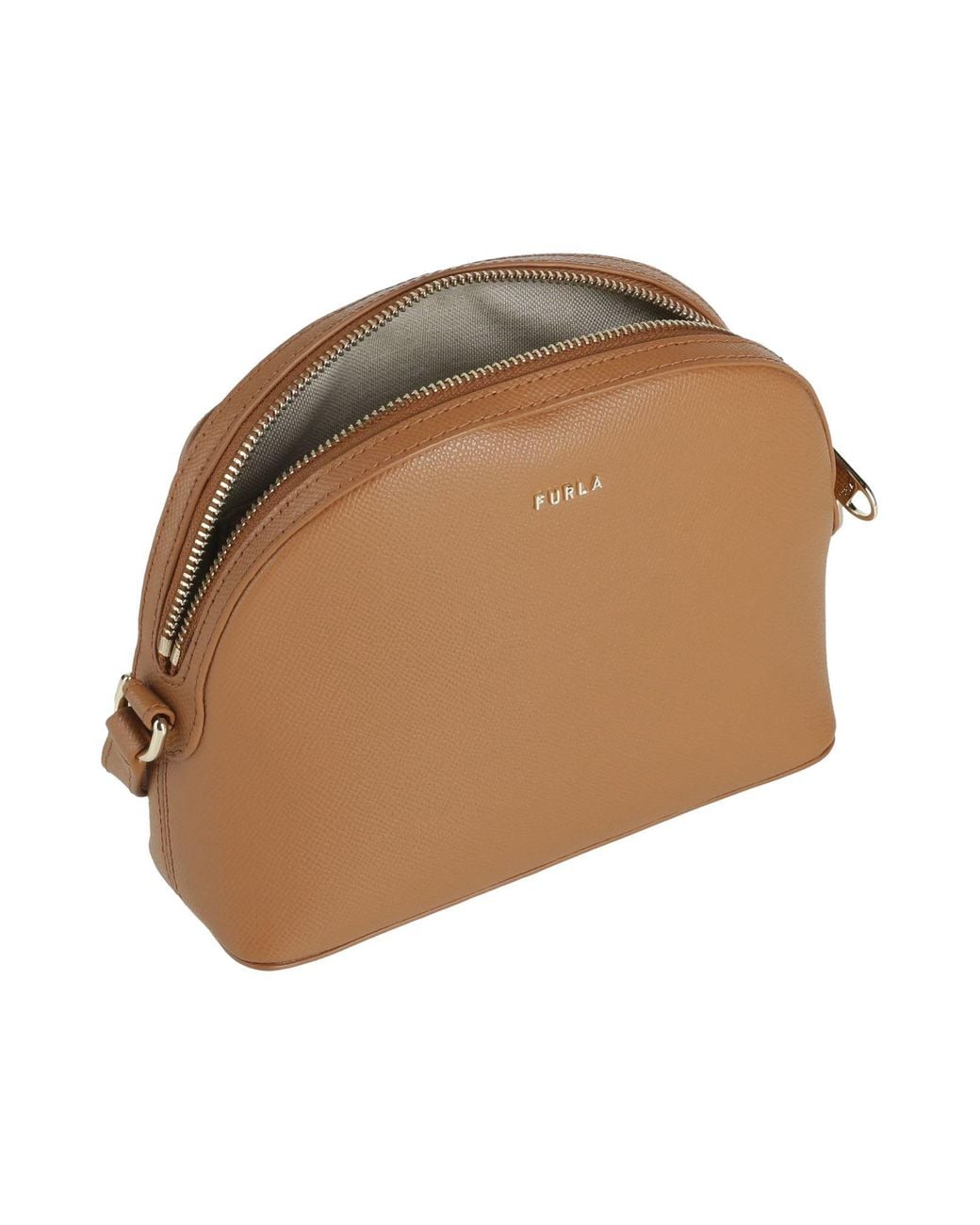Furla Brown Cross-Body Bag Calfskin