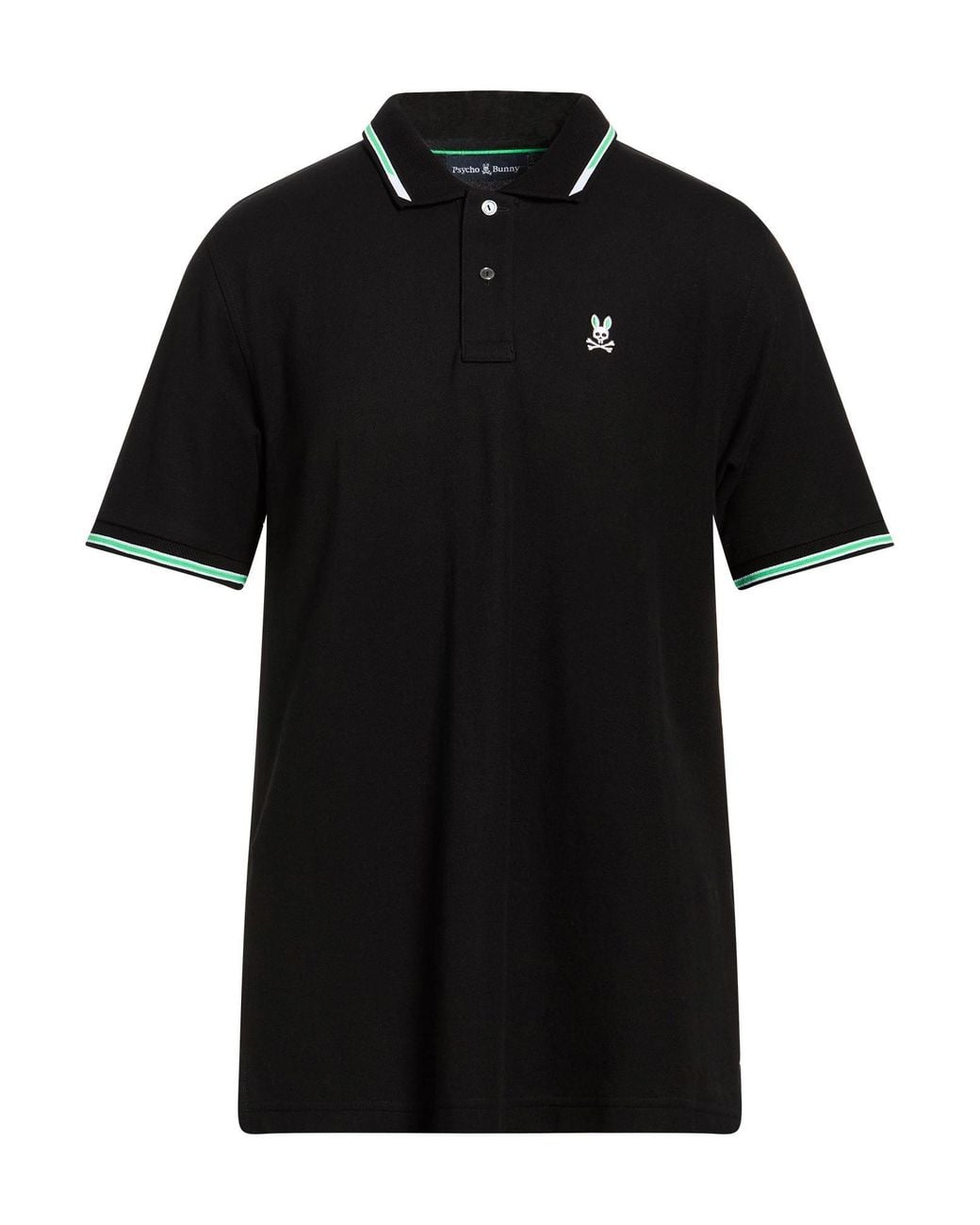 Psycho Bunny Black Polo Shirt for men