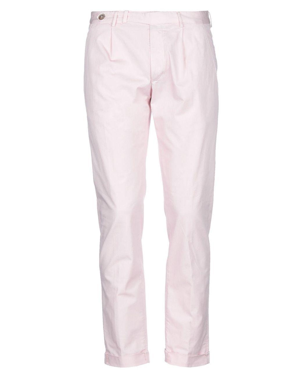 GTA IL PANTALONE Cotton Casual Pants in Pink for Men - Lyst
