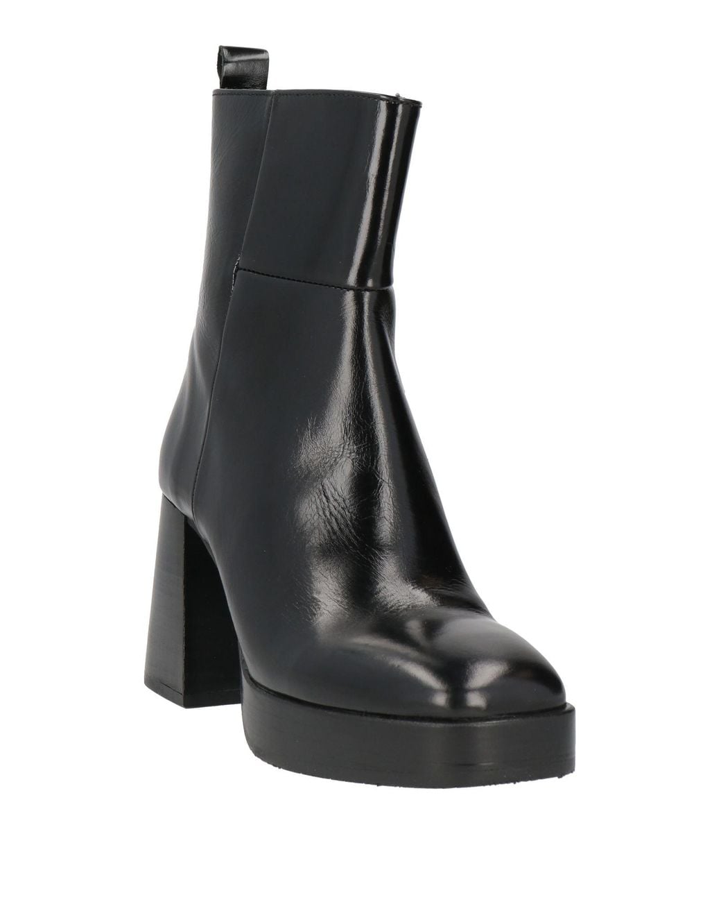 Elvio Zanon Black Ankle Boots