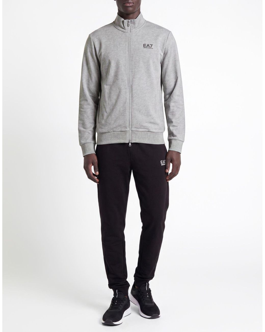 EA7 Gray Tracksuit Cotton for men