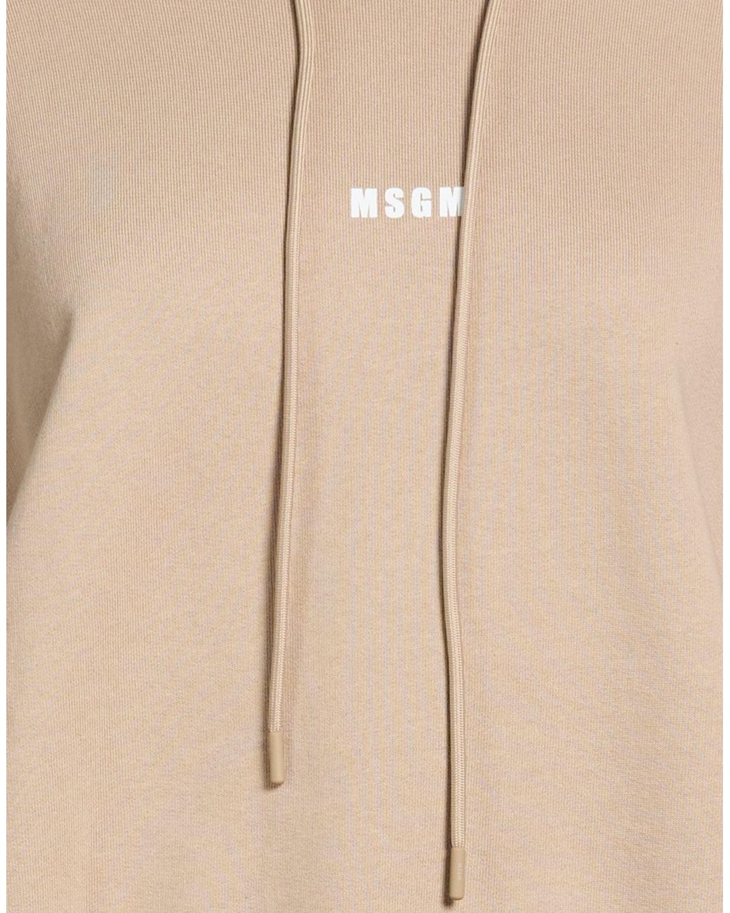 MSGM Natural Sweatshirt