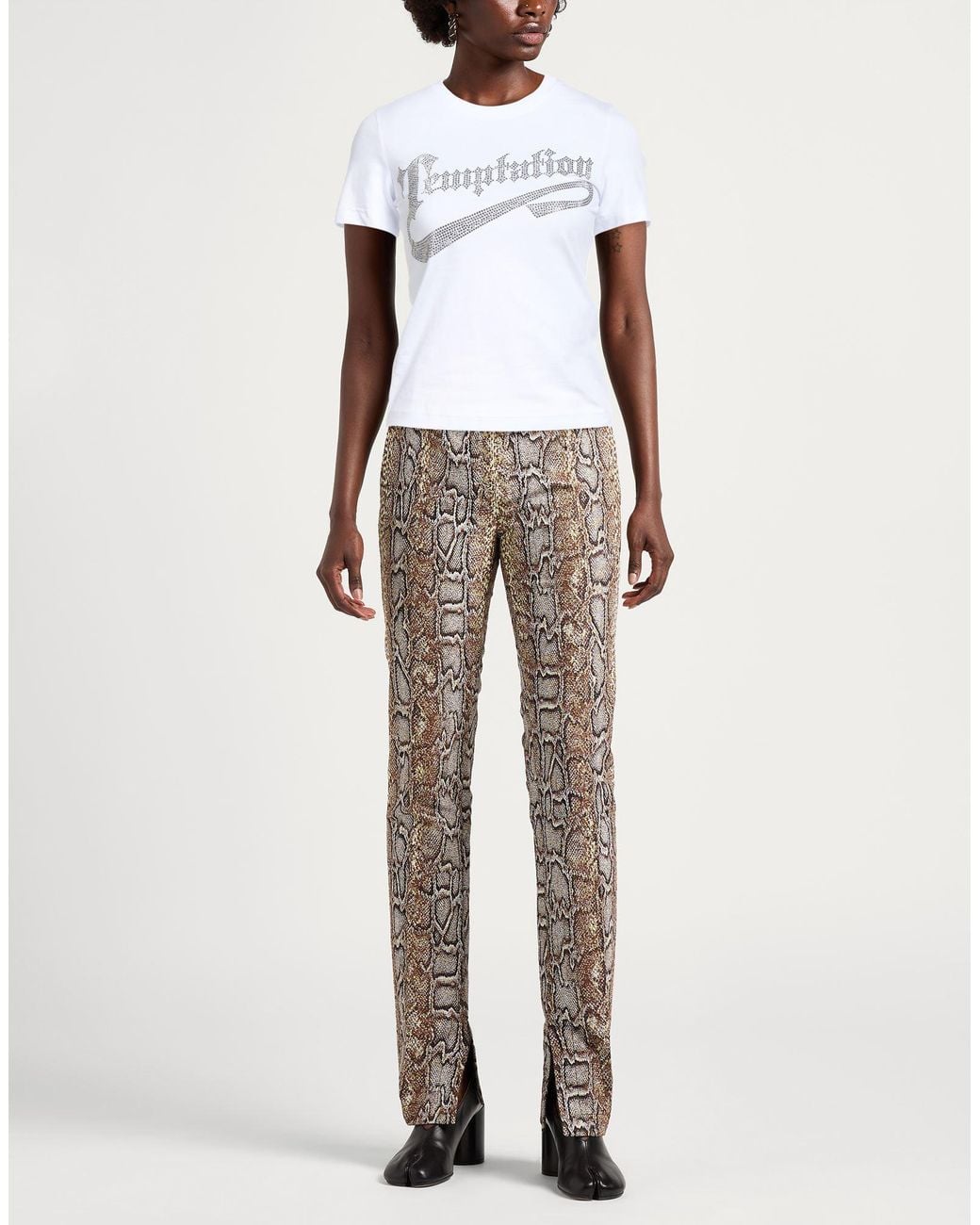 John Richmond White T-Shirt Cotton