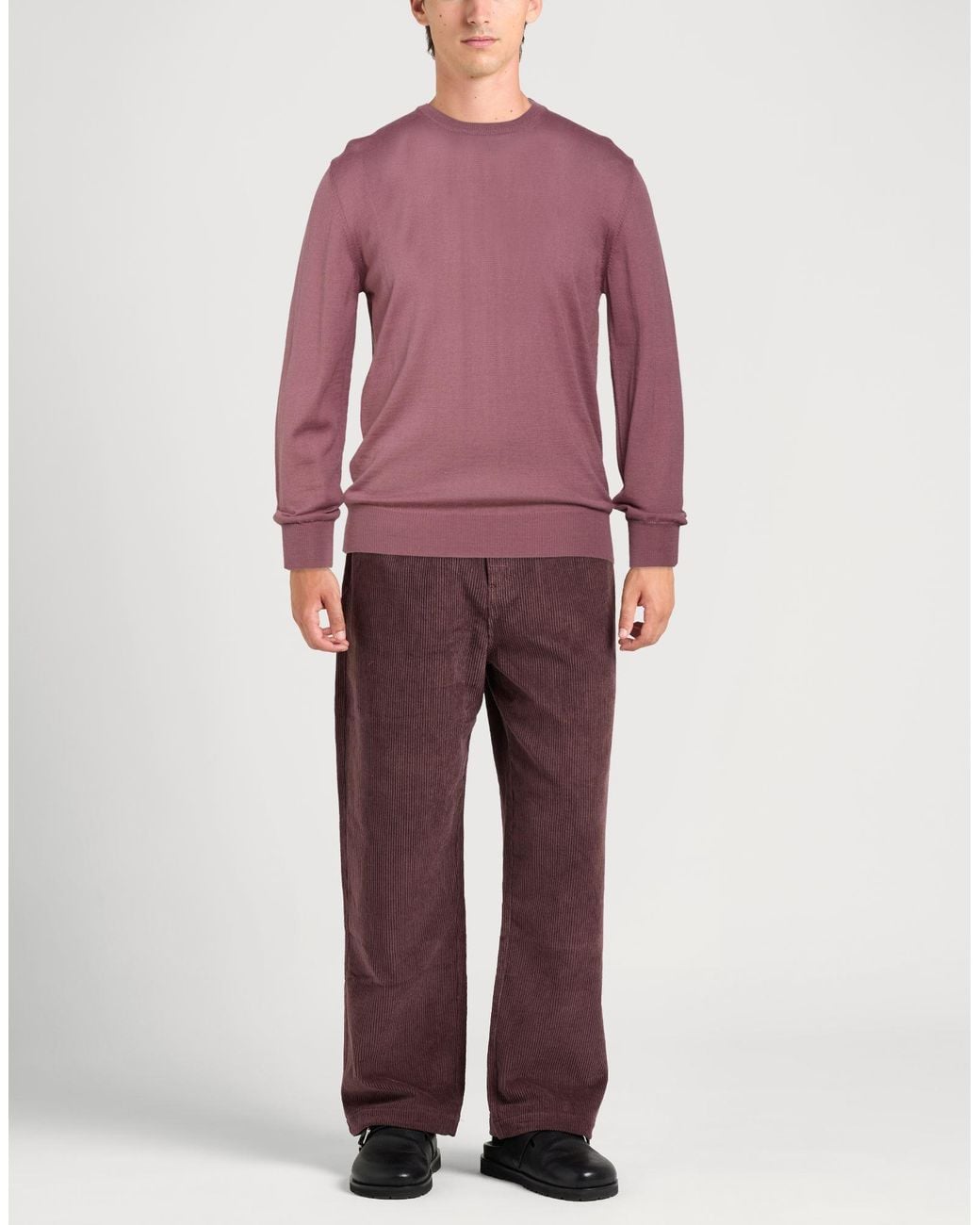 Trussardi Purple Jumper for men