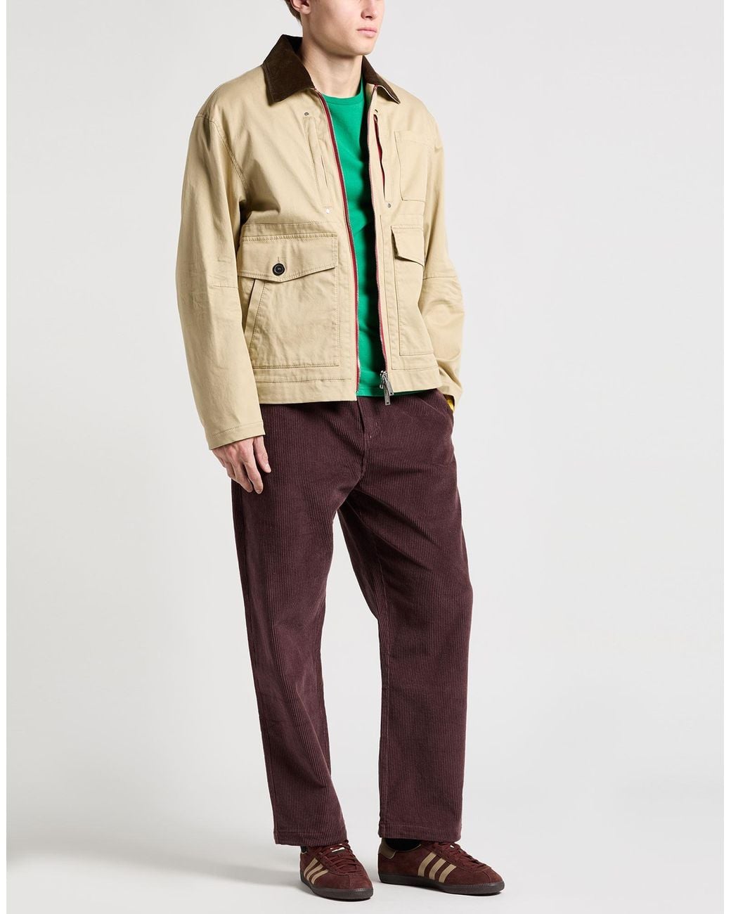 DSquared² Natural Jacket Cotton, Elastane for men