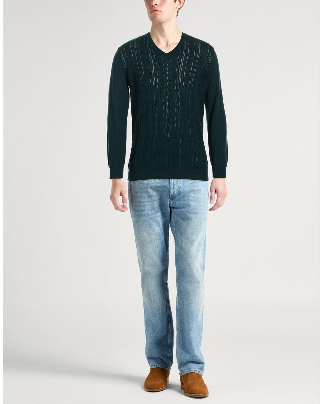 Pullover Roberto Collina de hombre de color Green