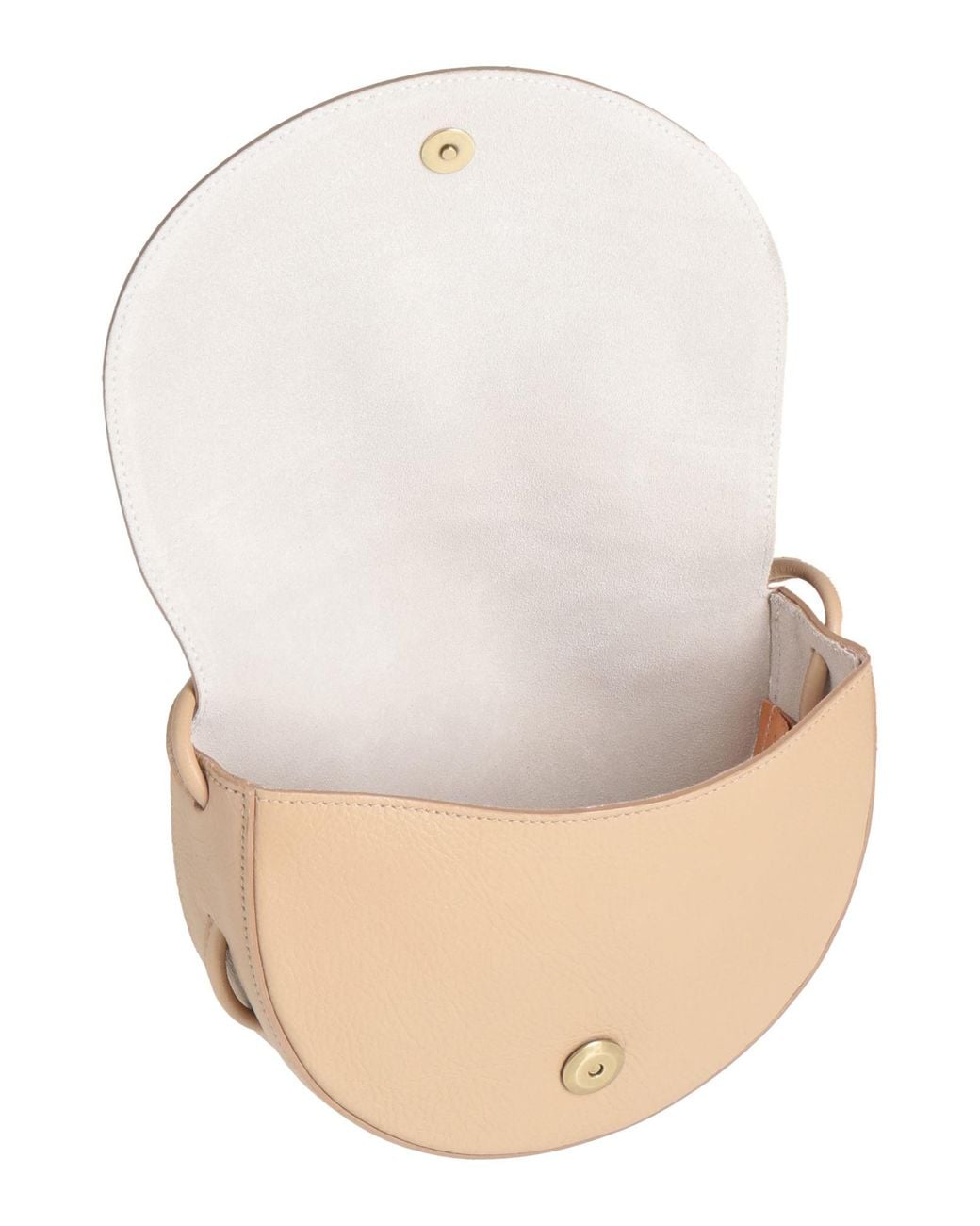Il Bisonte White Sand Cross-Body Bag Leather