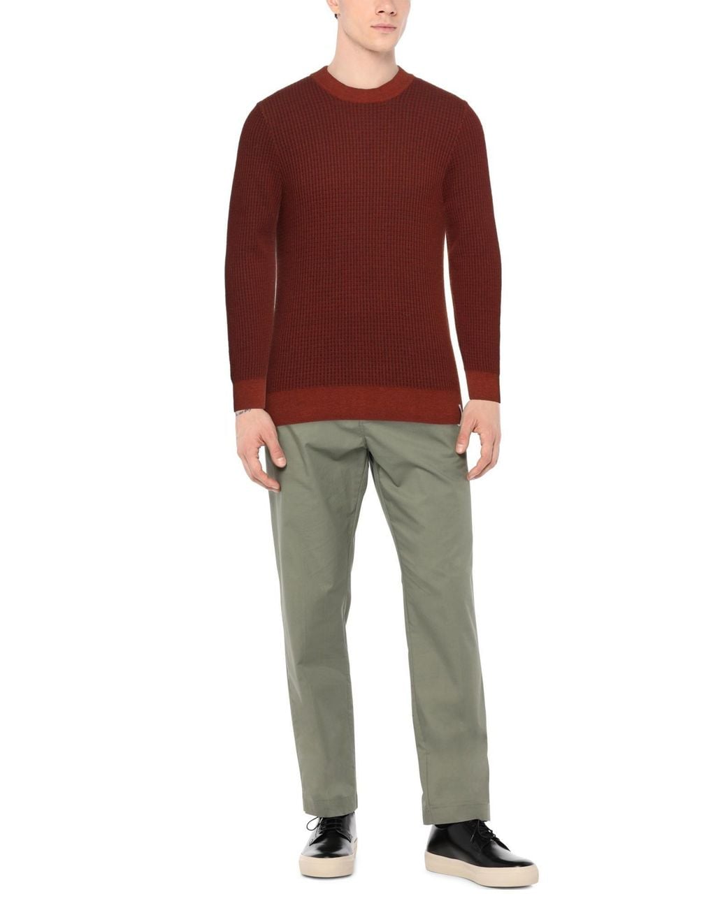 Pullover Brooksfield de hombre de color Red