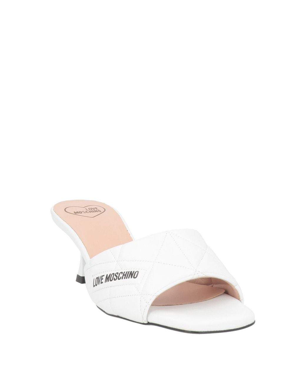Love Moschino White Sandals Leather