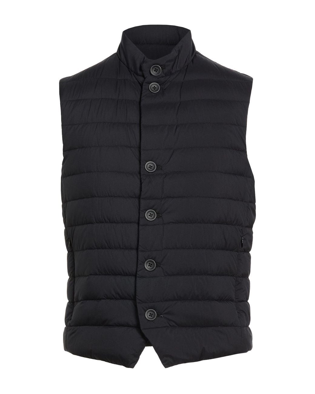 Herno Blue Vest Polyamide, Polyurethane for men