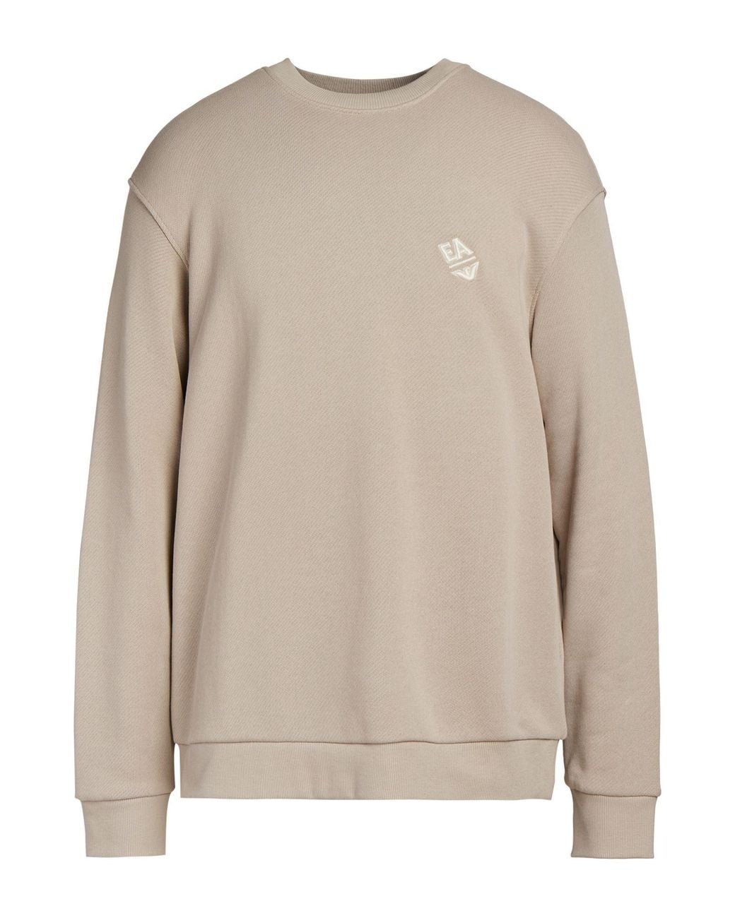 Emporio Armani Natural Sweatshirt Cotton for men