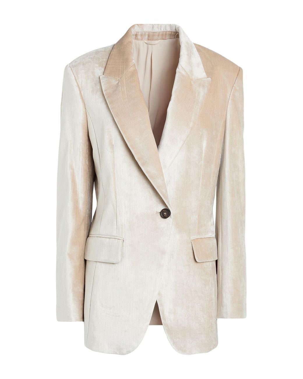 Brunello Cucinelli Natural Blazers