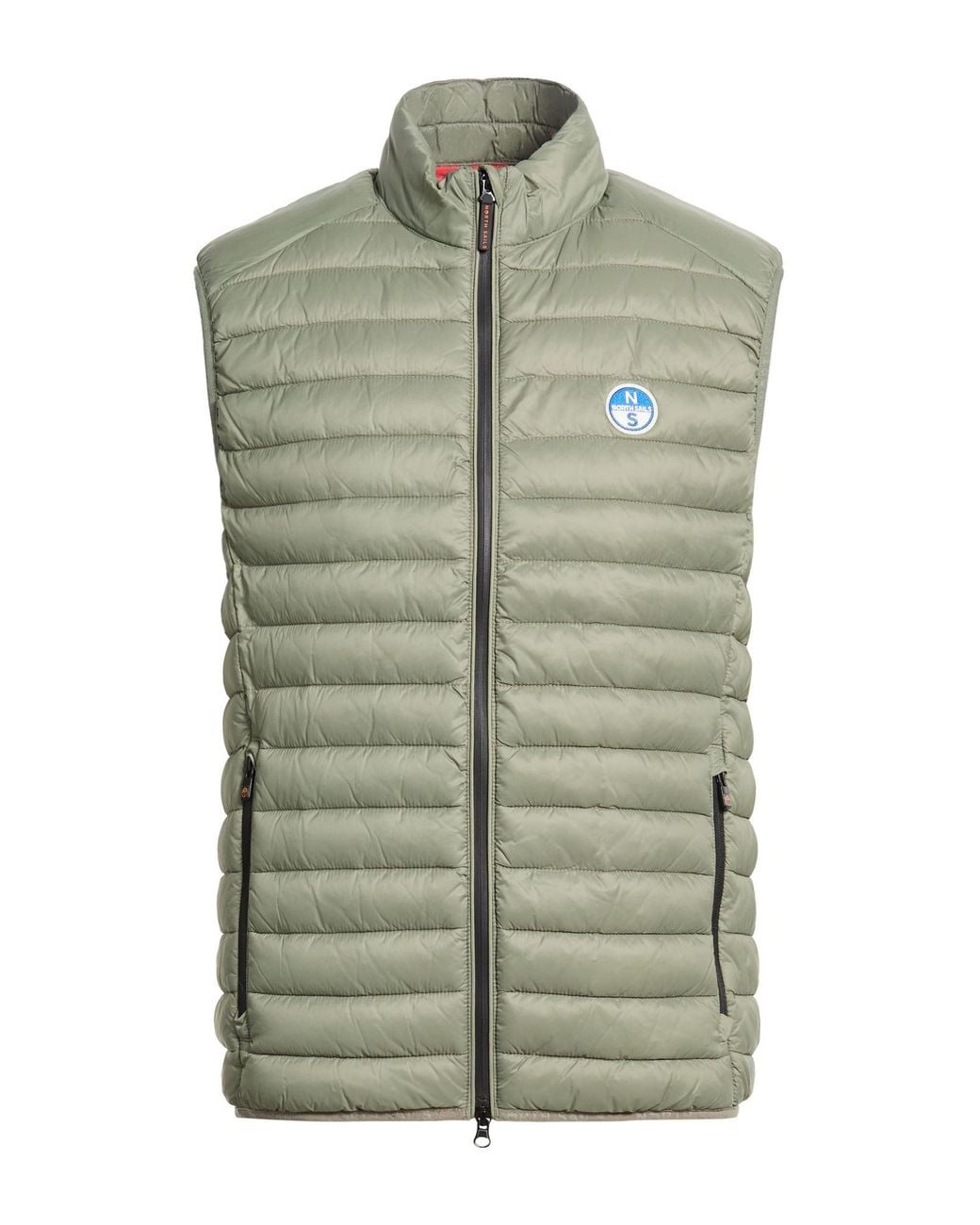 North Sails Green Military Vest Polyamide for men