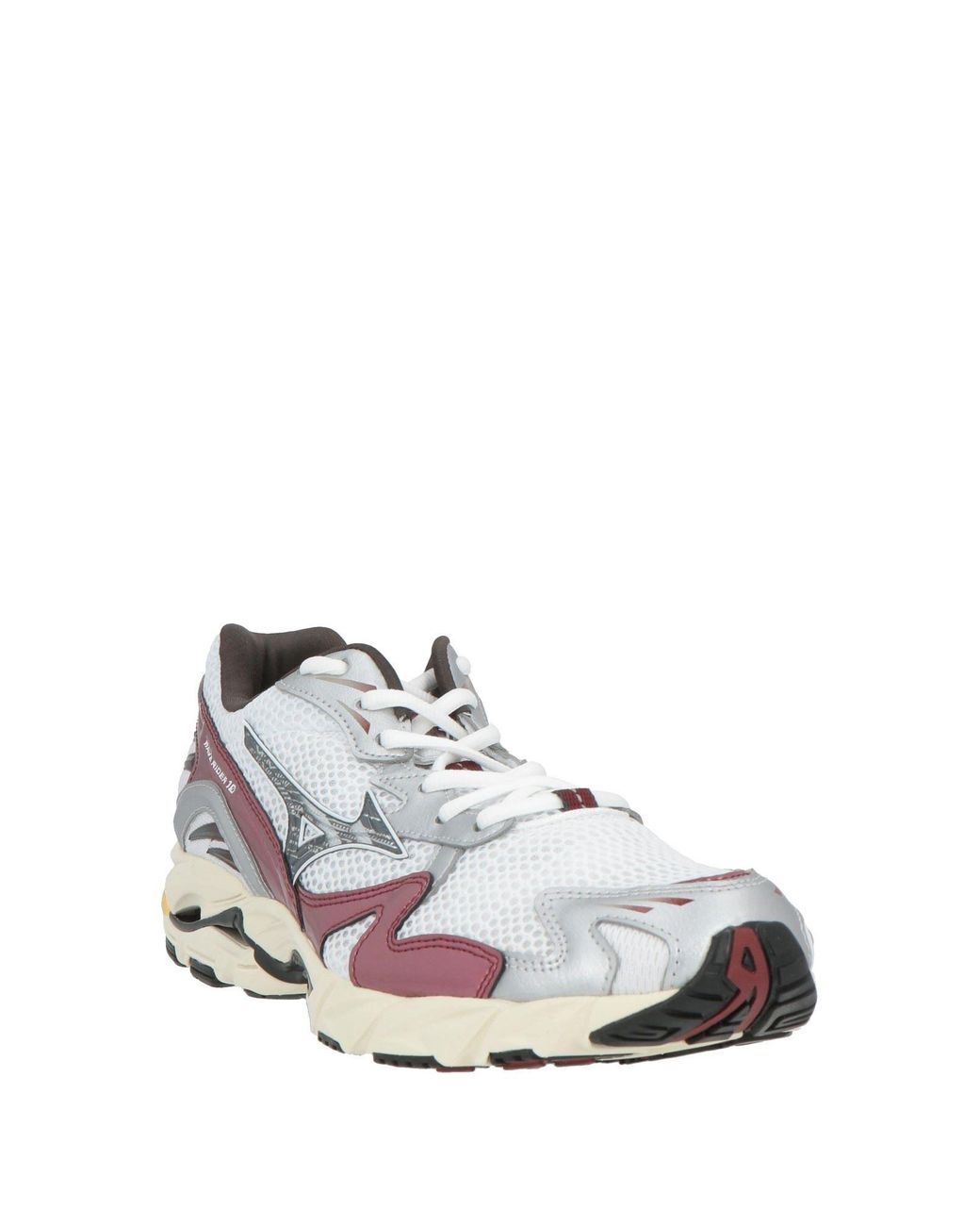 Mizuno White Sneakers Textile Fibers, Synthetic Material for men