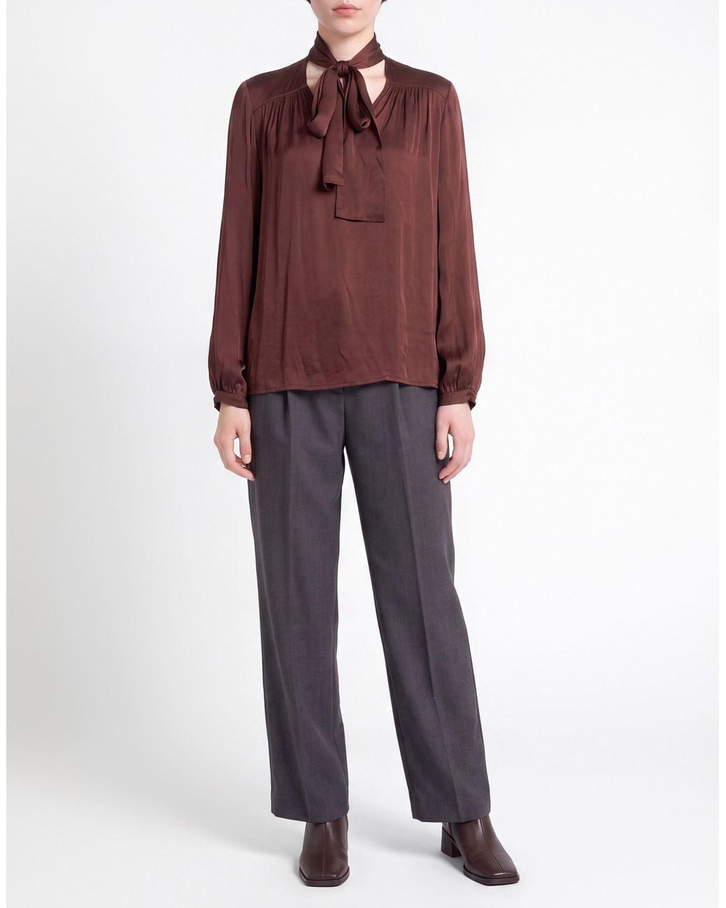 Manila Grace Brown Top