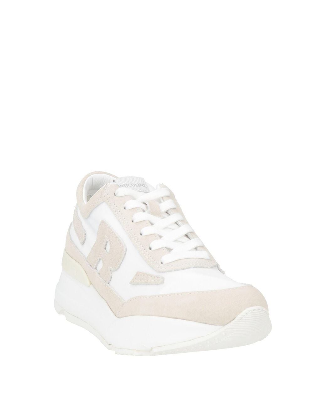 Rucoline White Sneakers Textile Fibers, Leather