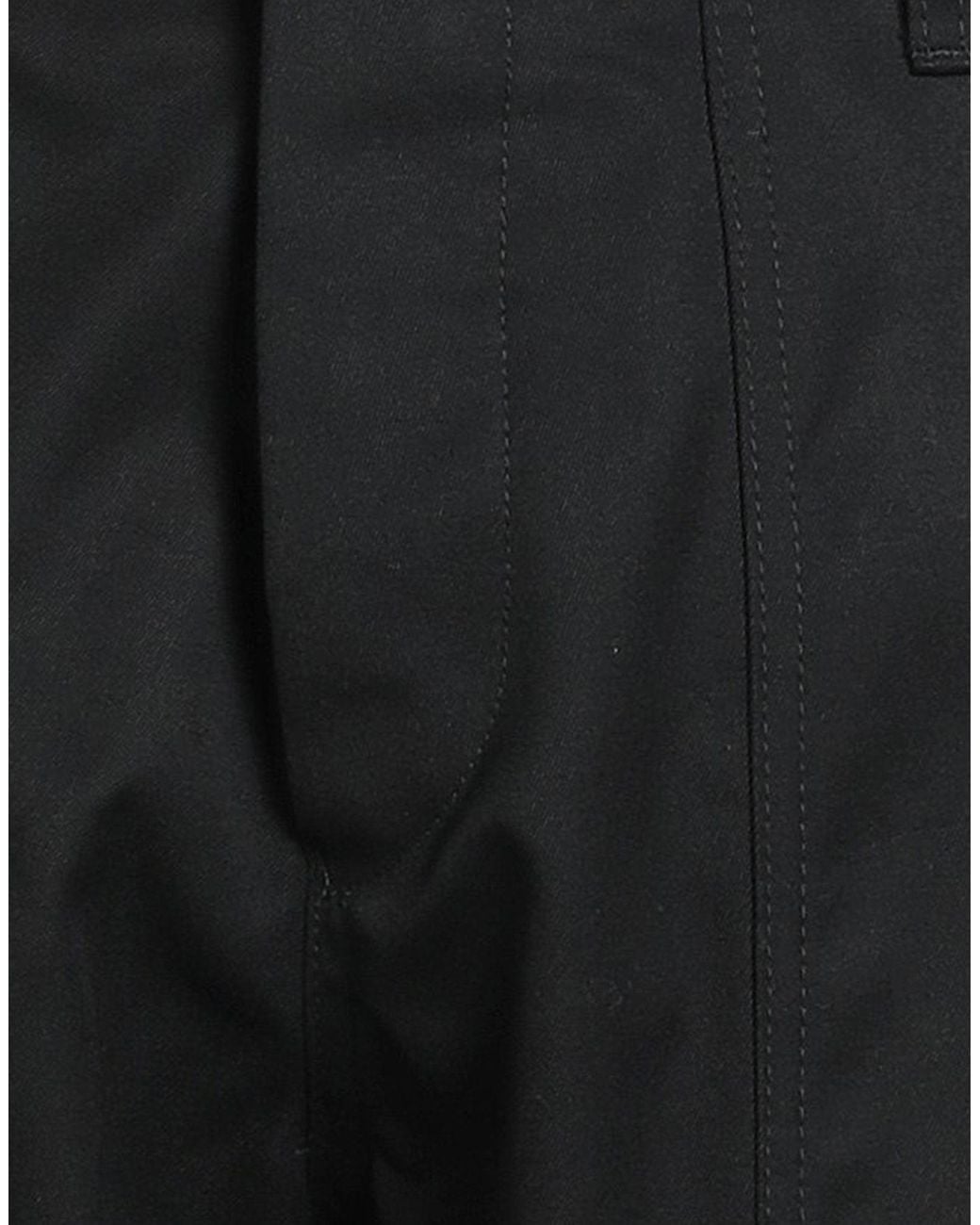 Berwich Black Pants Polyester, Cotton for men