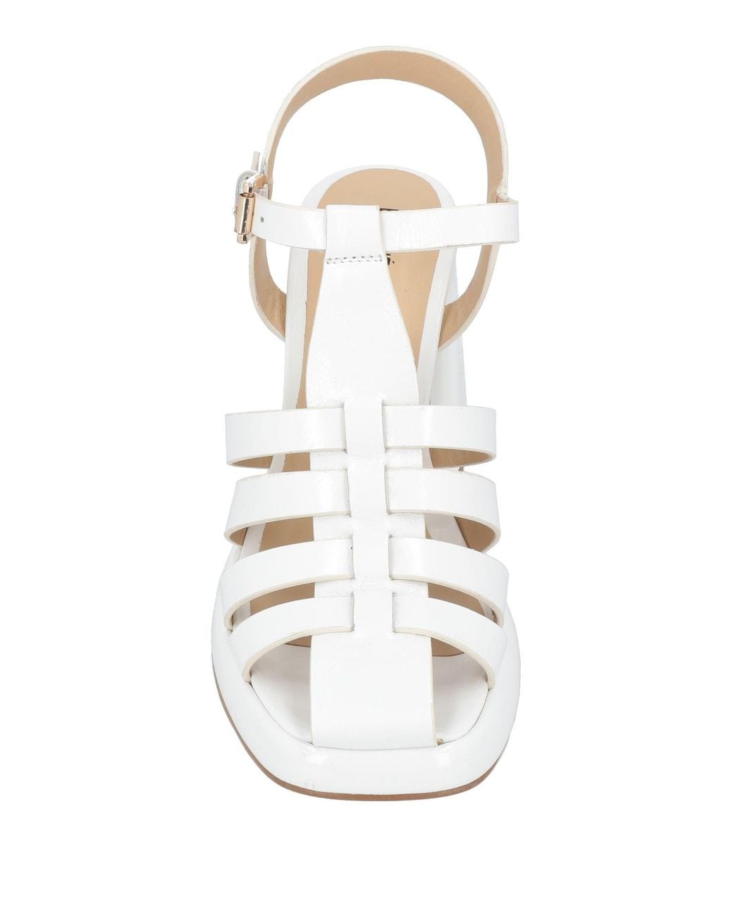 Emanuélle Vee White Sandals