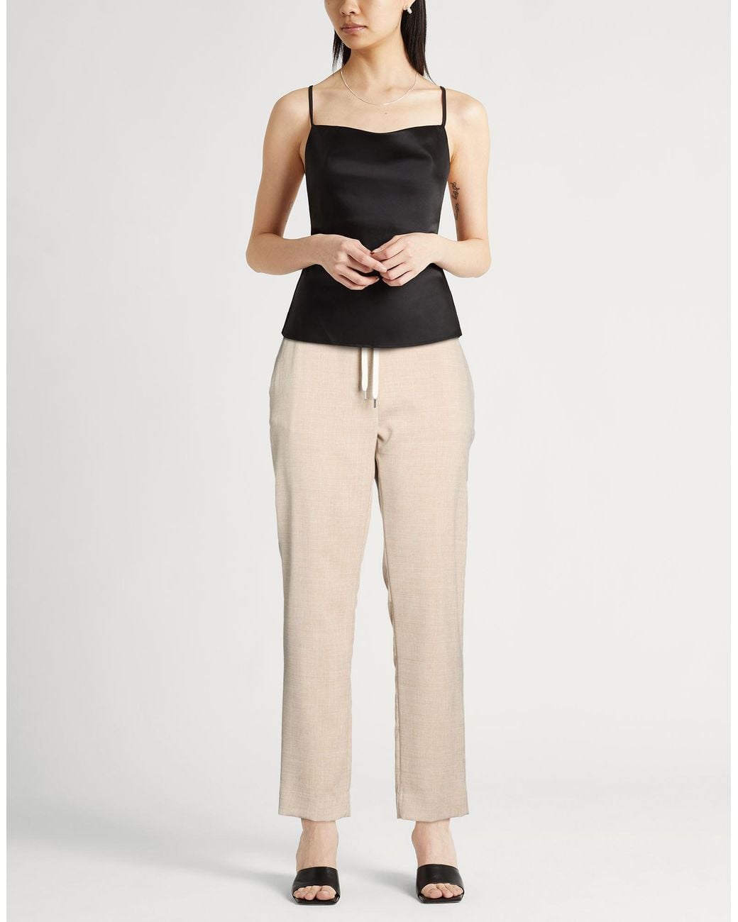 Eleventy Natural Pants Polyester