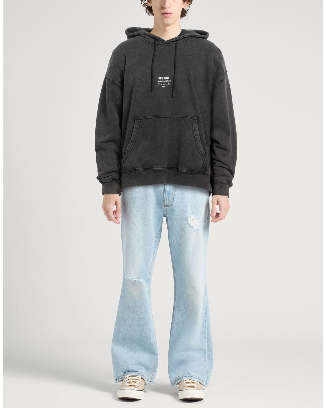 MSGM Tiago Alexandre X Sweatshirt Cotton in Gray for Men | Lyst MSGM Tiago Alexandre X Sweatshirt Cotton in Gray for Men | Lyst