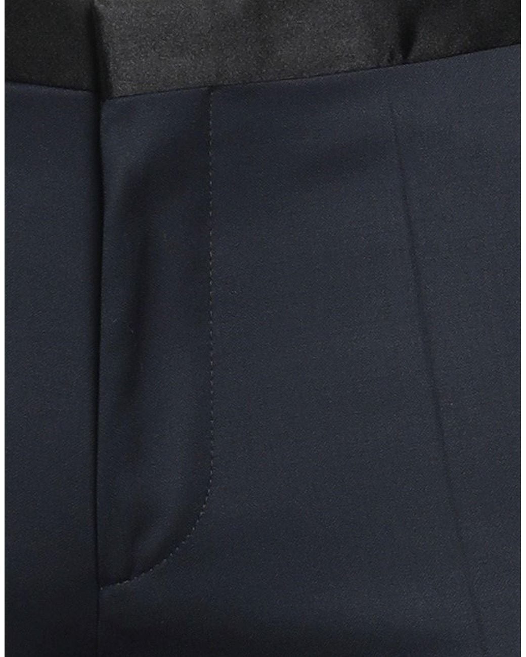 HUGO Blue Pants Virgin Wool for men