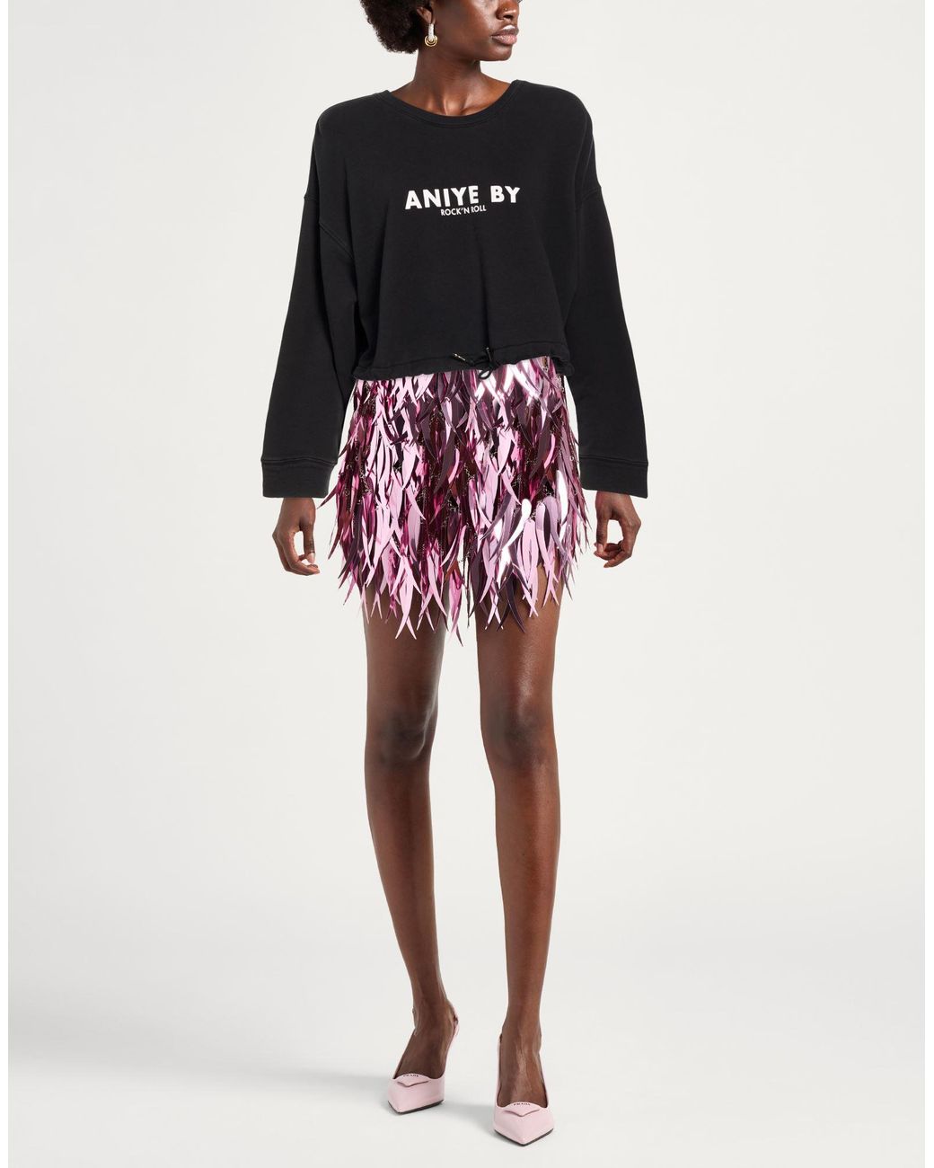 Aniye By Black Sweatshirt Cotton