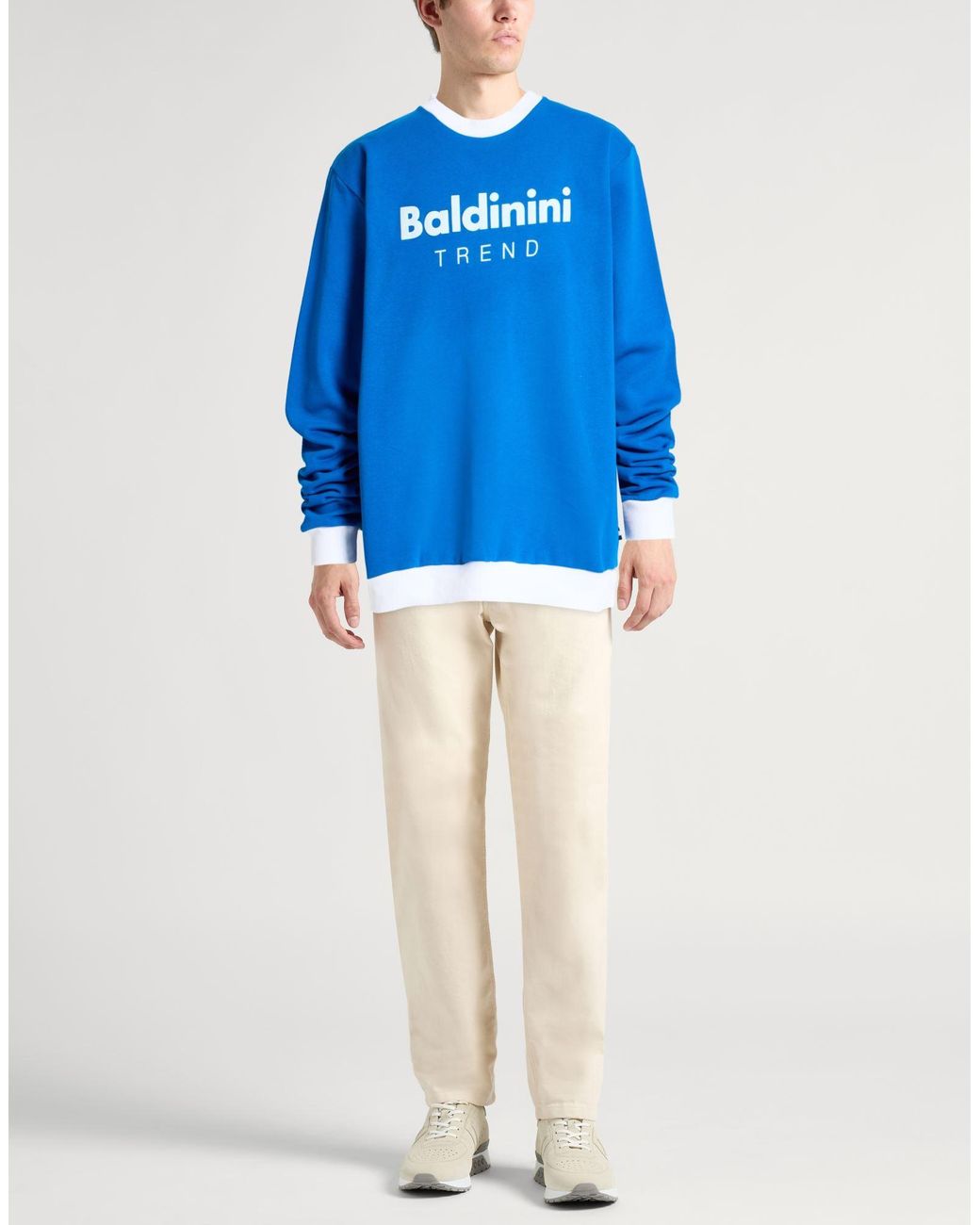 Baldinini Blue Sweatshirt for men