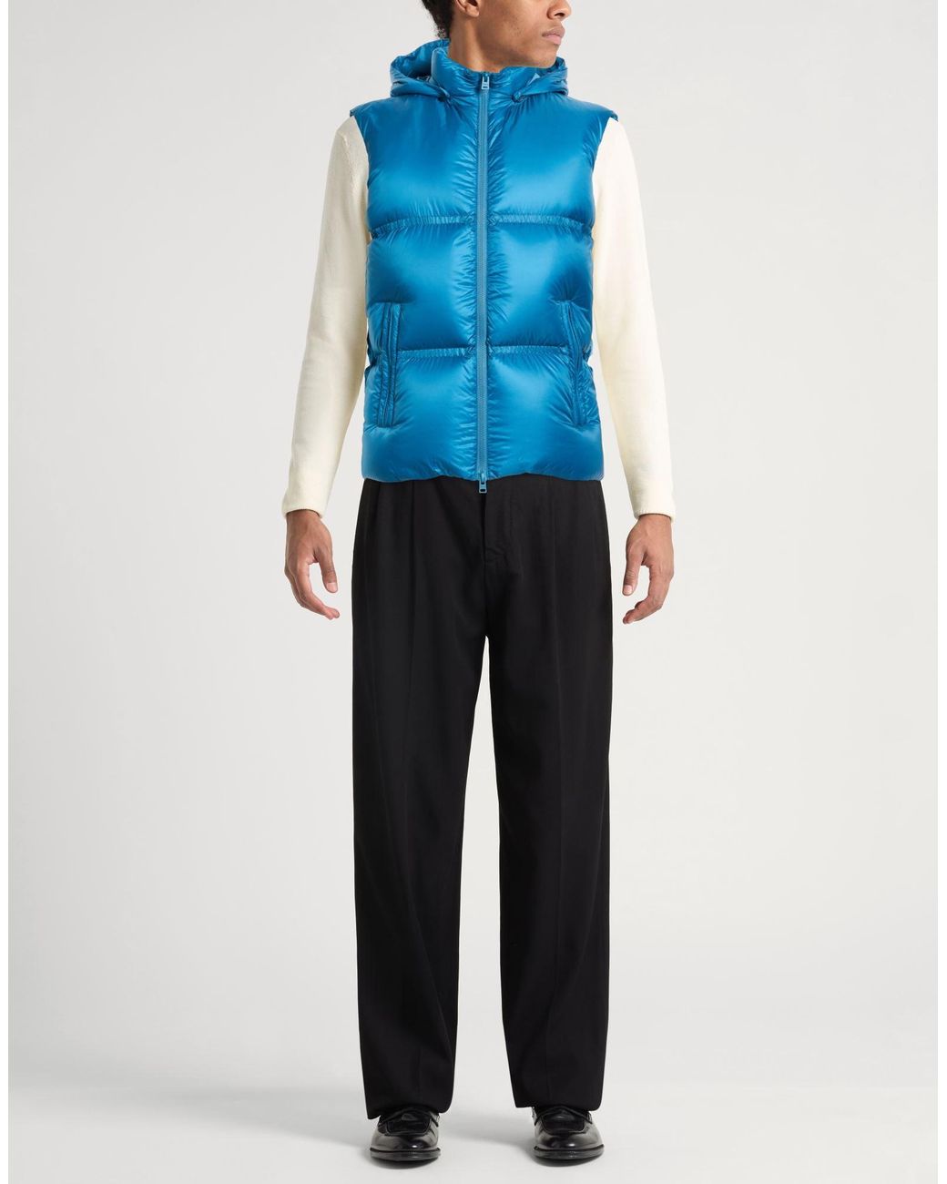 Herno Blue Vests for men