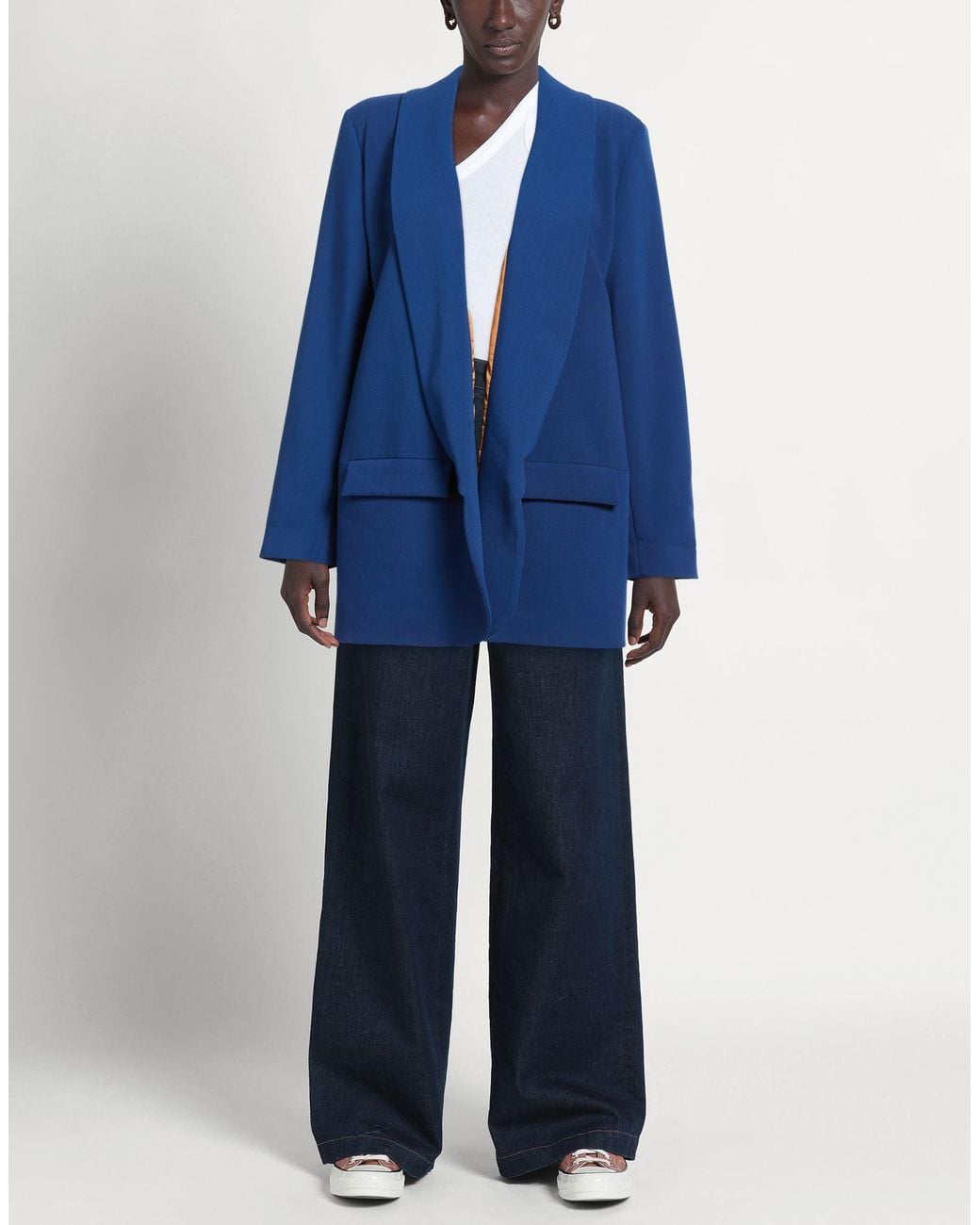 Niu Blue Blazer Polyester, Viscose, Elastane