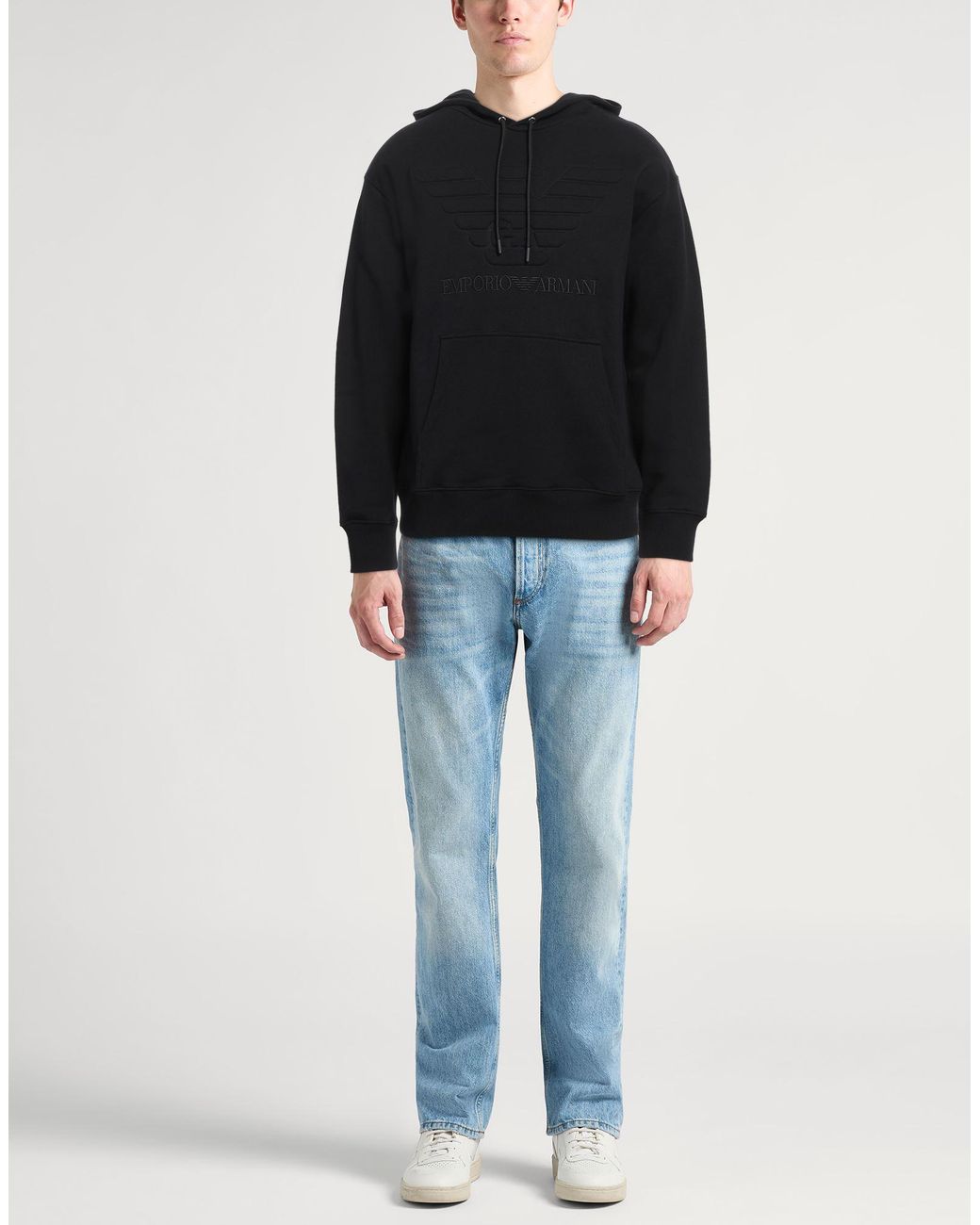 Emporio Armani Black Sweatshirt for men