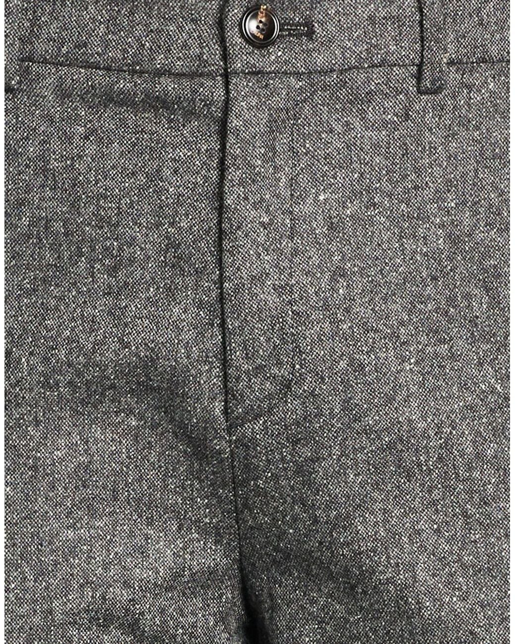 Cruna Gray Pants Wool, Polyester, Polyamide, Silk, Elastane for men