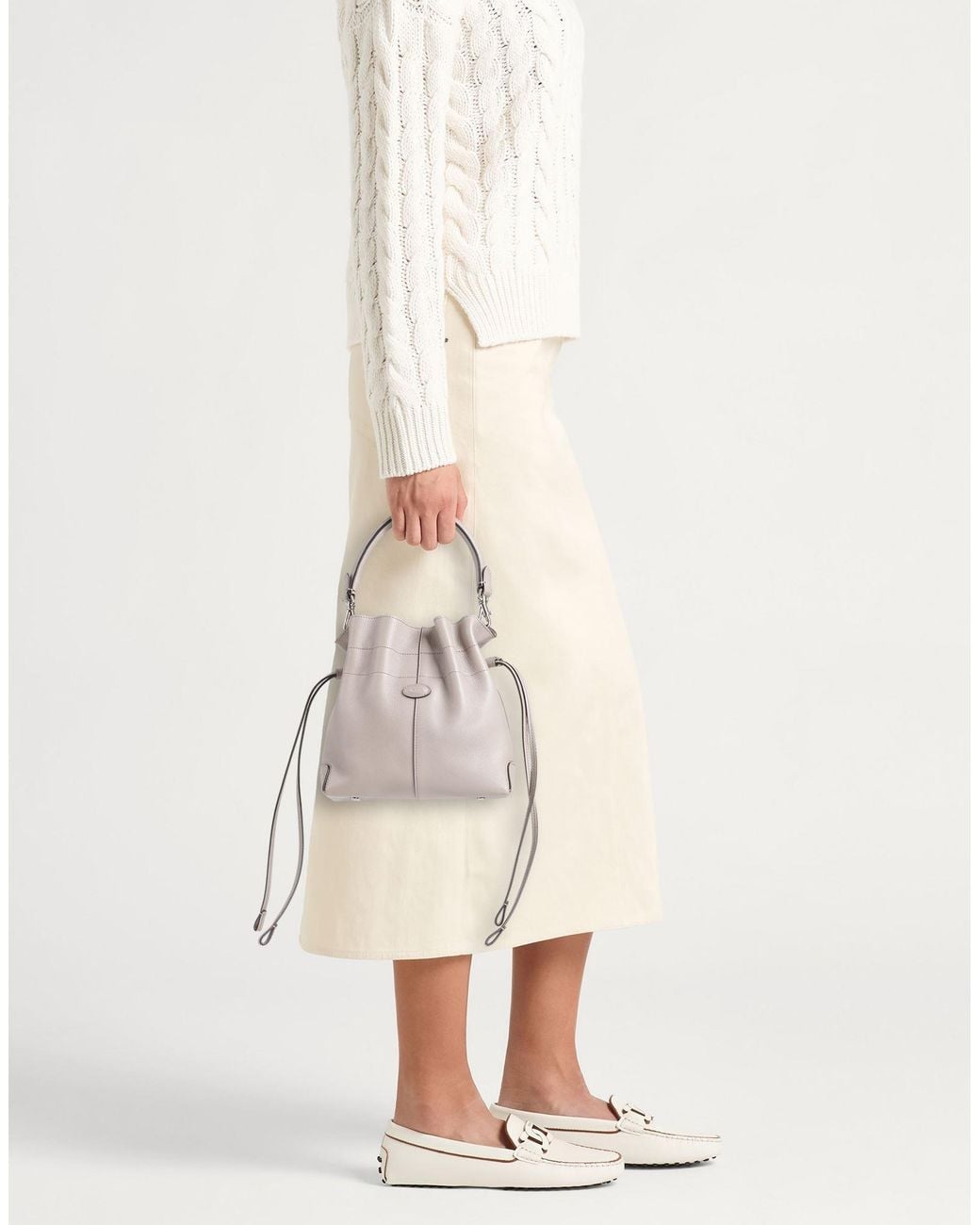 Tod's Gray Handbag