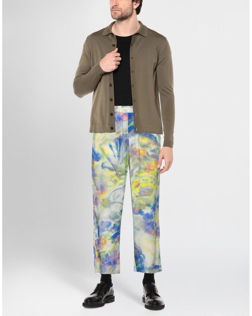 MSGM Blue Pants for men