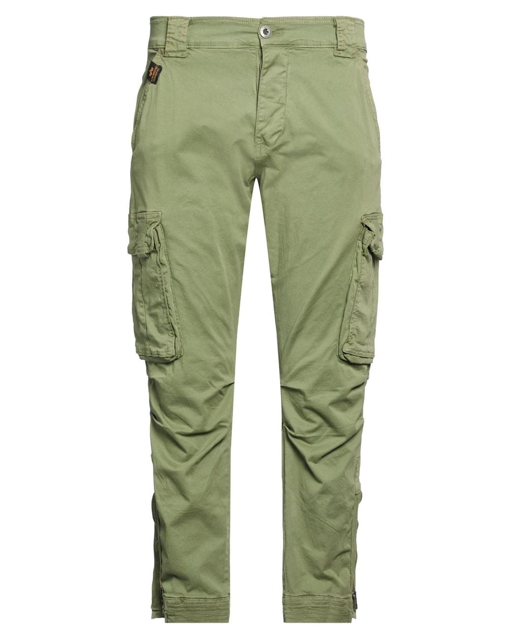 Alpha Industries Green Pants for men